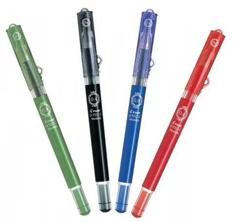 Zestaw 4x Stylowy Długopis Żelowy G-TEC Maica 0.4 Pilot