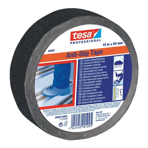 Taśma antypoślizgowa tesa® 15m x 50mm, czarna