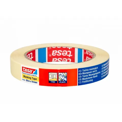 Taśma maskująca malarska tesa® 3 DNI 50m x 19mm