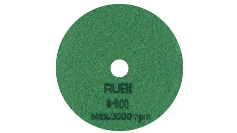 RUBI Dysk polerski na sucho 100 mm - Ziarno #800