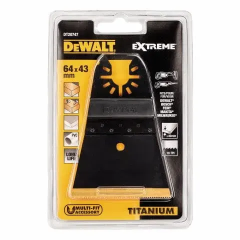 DEWALT DT20747 Brzeszczot Multi Tool 64mm (2-1/2"") Bi Metal Wood w/Nails T
