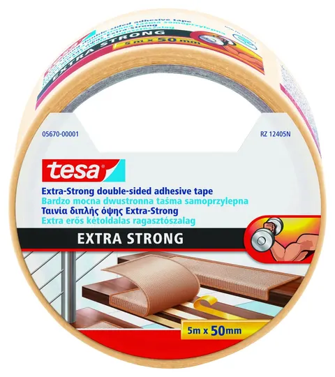 Dwustronna taśma do wykładzin tesa® Extra Strong 5m x 50mm