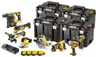 DEWALT DCK865P4T 18V XR Zestaw combo DCD796, DCF899H, DCS367, DCH273, DCS334, DCG405, DCS355, DCS570, 4x5Ah, ładowarka DCB132, 4 x TSTAK