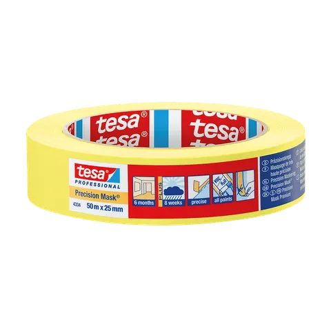 Taśma maskująca malarska tesa® Professional Precision Mask® 50m x 25mm