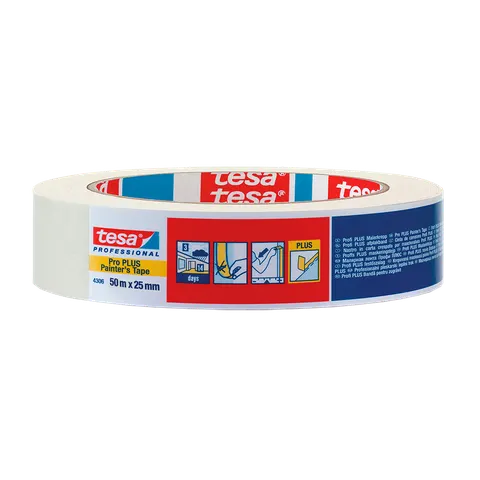 Taśma maskująca malarska tesa® Professional Plus 50m x 25mm