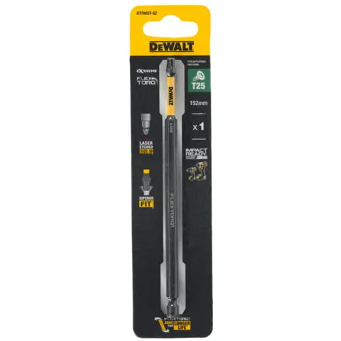 DT7803T DEWALT Długi Bit FLEXTORQ T25/125 mm 1 szt.