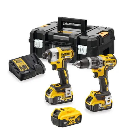 DCK266P3T DEWALT Zestaw Combo DCD796 DCF887 3x5Ah TSTAK 18V XR