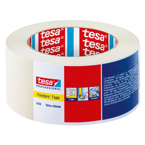 Taśma maskująca malarska tesa® Professional 7 dni 50m x 50mm