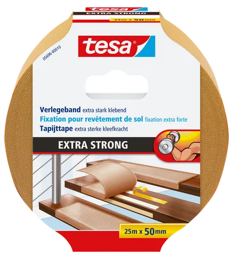 Dwustronna taśma do wykładzin na zewnątrz tesa® Extra Strong 25m x 50mm