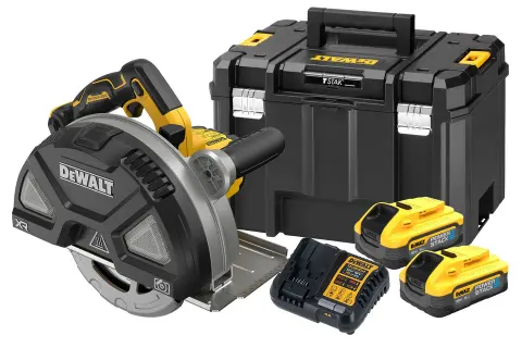 DCS383H2 DEWALT PILARKA TARCZOWA DO METALU 2x5Ah PS 18V XR
