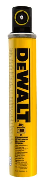 DDF8450000 DEWALT NABÓJ GAZOWY KARTUSZ DO OSADZAKA DEWALT DGN845 1xC6 TRAK-IT
