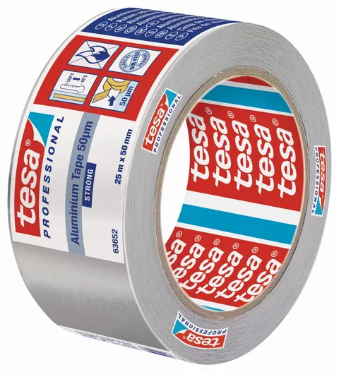 Taśma aluminiowa samoprzylepna tesa® 25m x 50mm