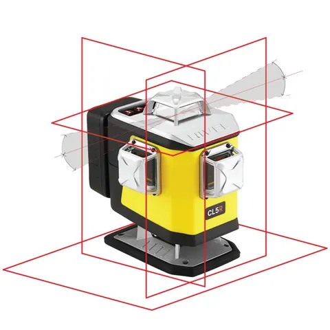Nivel System CL5R LASER KRZYŻOWY CZERWONY 5x360 Zestaw ze statywem SJJ-M1 EX