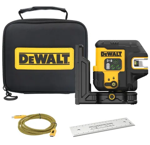 DCLE14251GB DEWALT USB-C LASER ZIELONY KRZYŻOWO-5 PUNKTOWY