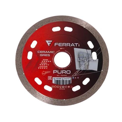 PURO FERRATi 125 Tarcza diamentowa tnąca 125mm