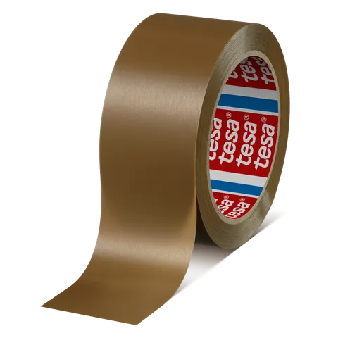 Taśma klejąca pakowa pcv tesa® 66m x 50mm, brązowa