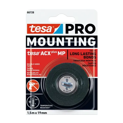 Dwustronna taśma montażowa tesa PRO Mounting ACX Plus 1,5m x 19mm