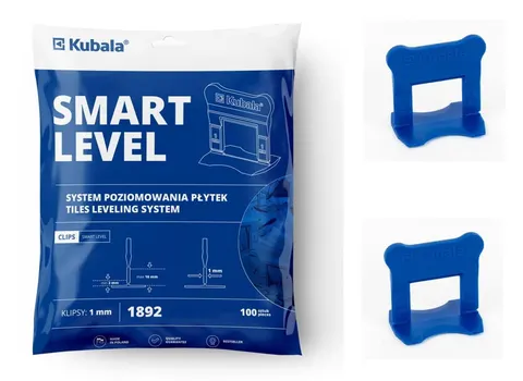 Smart level - klipsy 1,0mm; 500sztuk KUBALA