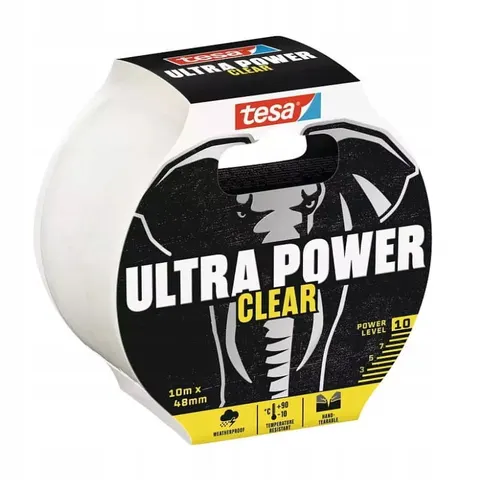 Taśma naprawcza tesa® Ultra Power 10 m x 48 mm, przezroczysta