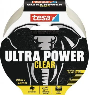 Taśma naprawcza tesa® Ultra Power 20 m x 48 mm, przezroczysta