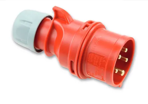 Wtyczka siłowa przenośna 5P 400V 32A IP44 WP325