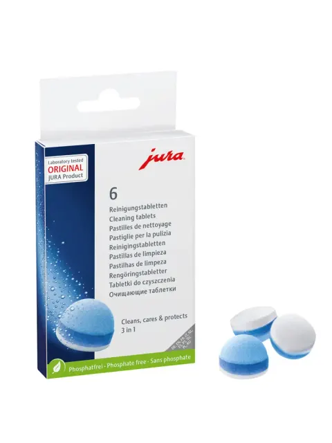 Tabletki czyszczące Jura 2w1 6 sztuk 62715