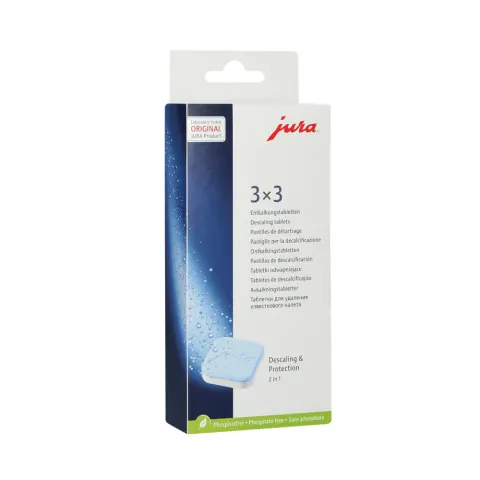 Tabletki odkamieniające Jura 9 sztuk 3x3 61848