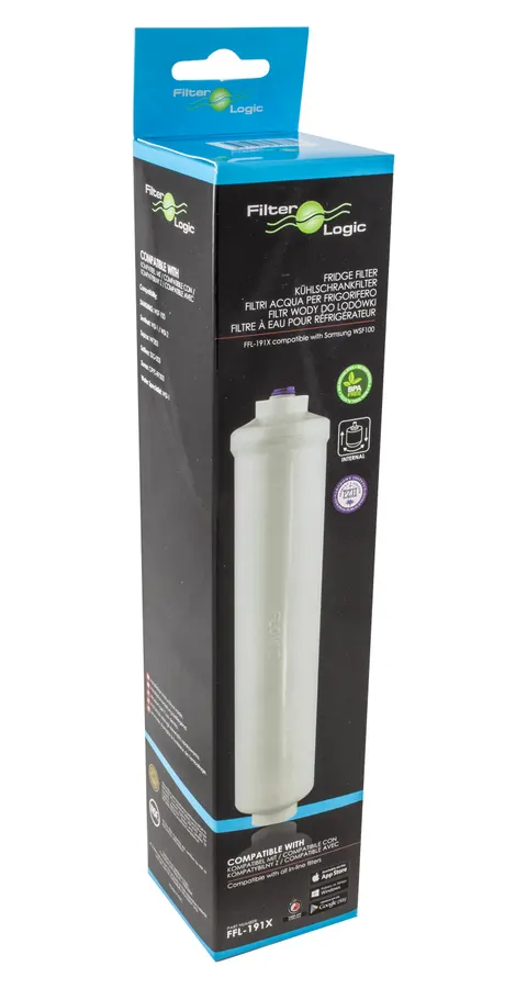 Filter Logic FFL-191X filtr na wężyk wody do lodówki Samsung Daewoo LG Bosch Siemens Whirlpool Electrolux