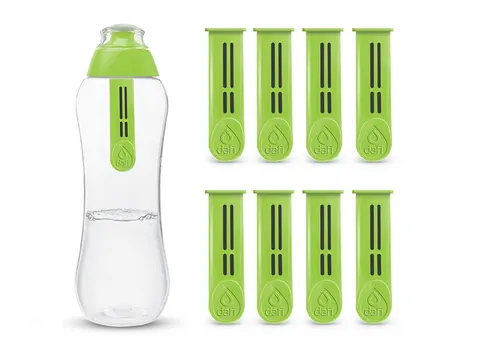 Dafi Butelka z 9 filtrami 0.5L Zielona