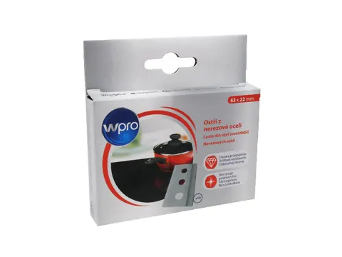 Whirlpool WPRO 484000008558 Ostrza do skrobaka do płyt ceramicznych 10 sztuk