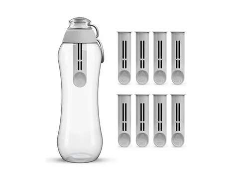 Dafi Butelka z 9 filtrami 0.5L Stalowa