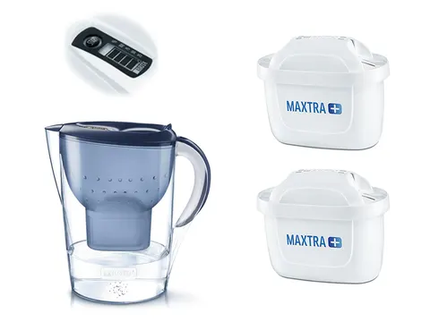 BRITA Marella XL NIEBIESKI 3,5 l Dzbanek do wody + 2 szt filtrów MAXTRA+ Plus