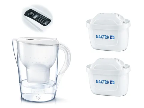 BRITA Marella XL BIAŁY 3,5 l Dzbanek do wody + 2 szt filtrów MAXTRA+ Plus