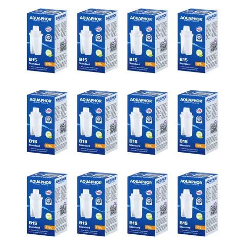 Aquaphor B15 Standard (dawniej B100-15) filtr wody do dzbanków 12 szt.