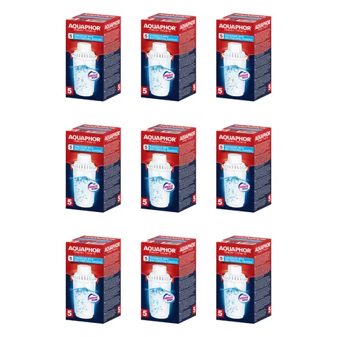 Aquaphor B5 (dawniej B100-5) filtry wody do dzbanków 9 sztuk