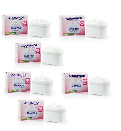 Aquaphor B25 MAXFOR Mg2+ magnezowy filtr wody do dzbanków 6 szt