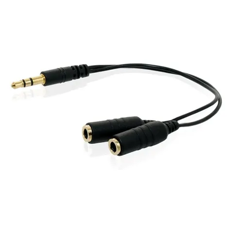 4WORLD ADAPTER AUDIO MINIJACK/2*MINIJACK 06868