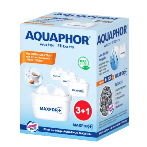 Aquaphor B100-25 MAXFOR+ 4 szt Filtry wody do dzbanków