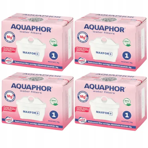 Aquaphor B25 MAXFOR Mg2+ 4 szt magnezowy filtr wody do dzbanków