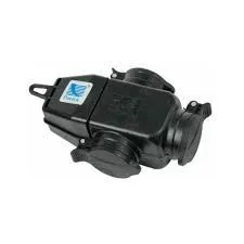 Rozgałęźnik trójgniazdowy 3x250V, 16A, IP 44
