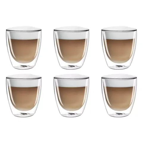 Filter Logic CFL-660B Szklanki termiczne do cappuccino 220 ml 6 szt.