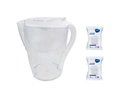 Brita Marella MX BIAŁY Dzbanek do wody 2,4L filtr 2szt Brita MAXTRA PLUS