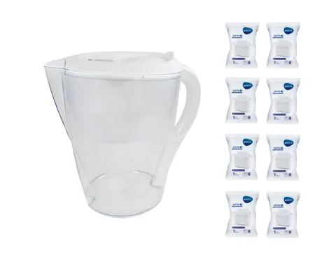 Brita Marella MX BIAŁY Dzbanek do wody 2,4L filtr 8szt Brita MAXTRA PLUS