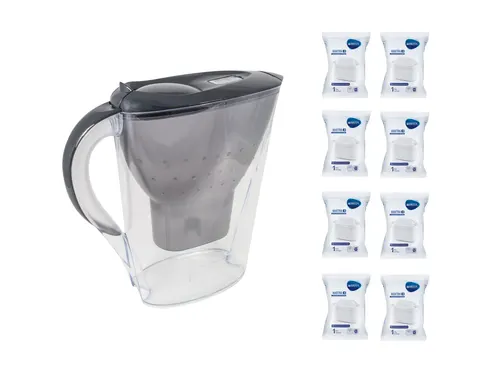 Brita Marella MX GRAFIT Dzbanek do wody 2,4L filtr 8szt Brita MAXTRA PLUS
