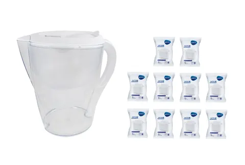 Brita Marella MX BIAŁY Dzbanek do wody 2,4L filtr 10szt Brita MAXTRA PLUS