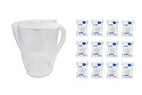 Brita Marella MX BIAŁY Dzbanek do wody 2,4L filtr 12szt Brita MAXTRA PLUS