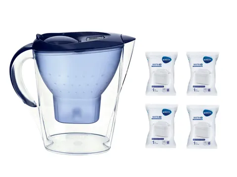 Brita Marella XL NIEBIESKI Dzbanek do wody 3,5L filtr 4szt Brita MAXTRA PLUS