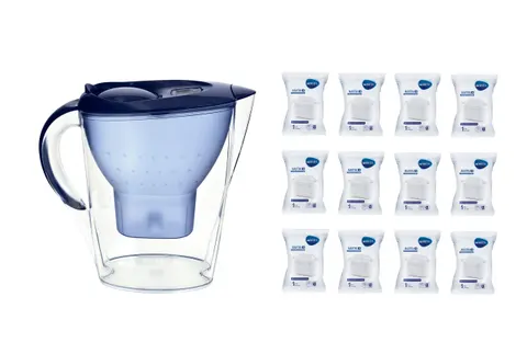 Brita Marella XL NIEBIESKI Dzbanek do wody 3,5L filtr 12szt Brita MAXTRA PLUS
