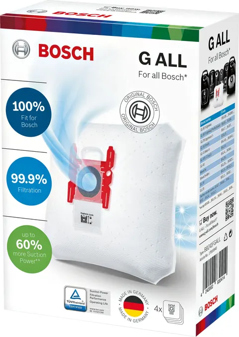 BOSCH BSH BBZ41FGALL Worki do odkurzacza