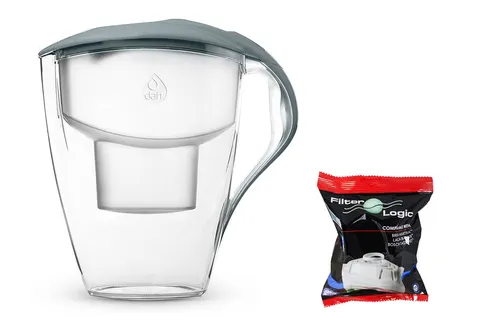 Dzbanek Dafi Astra LED stalowy 3,0l + 1 wkład Filter Logic FL402H